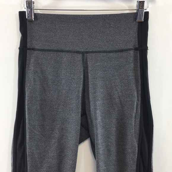 Lululemon Athletica Gray Black Heather Capri Leggings Womens‎ 6 Pull On Running - Picture 2 of 9